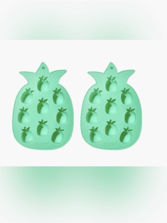 Blush Other - Blush Pineapple Silicone Ice Tray - Brand New - Set of Two